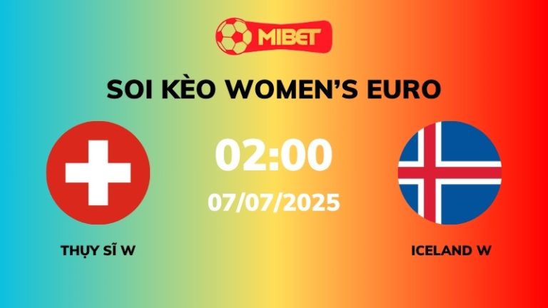 Soi kèo Thụy Điển W vs Iceland W – 02h00 – 07/07 – Women’s Euro